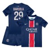 Conjunto (Camiseta+Pantalón Corto) Paris Saint-Germain Bradley Barcola 29 Primera Equipación 2024-25 - Niño